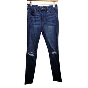 Hollister Distressed High-Rise Super Skinny Jeans Size 5 Short  W27 L28